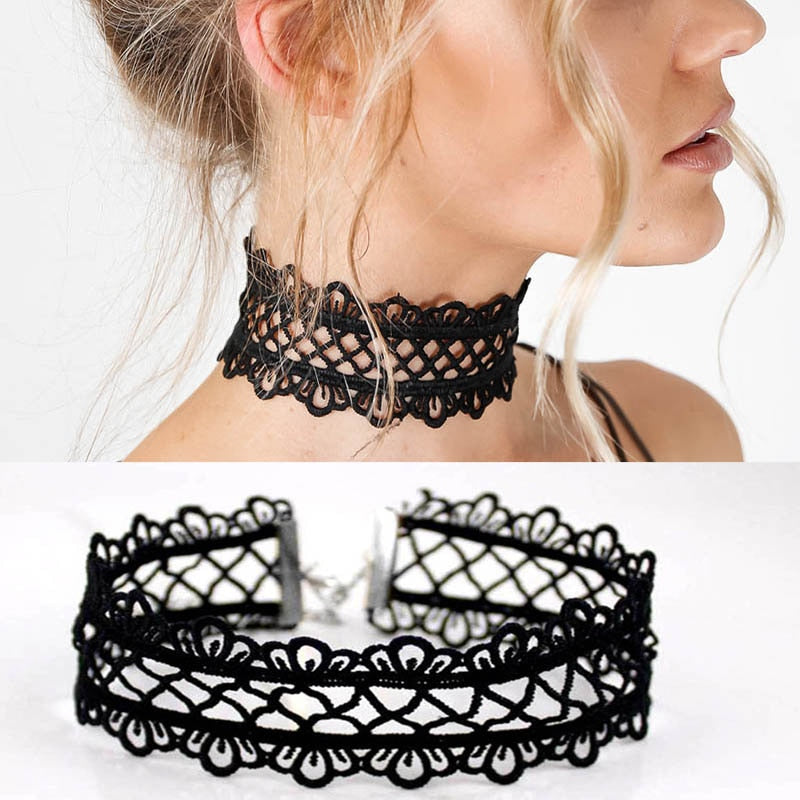 Black Lace Choker