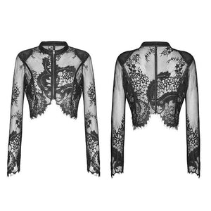 Long Sleeve Lace Blouse