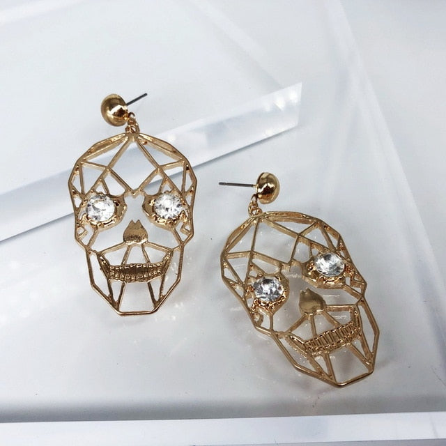 Skull Head Earrings