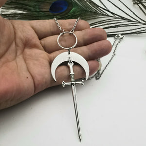 Moon Sword Necklace