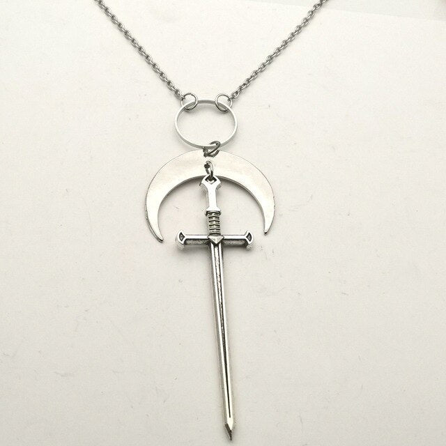 Moon Sword Necklace