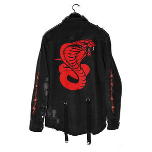 Cobra Print Coat