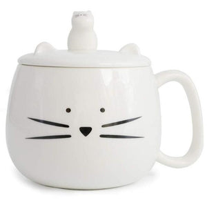 Cat Mug With Lid