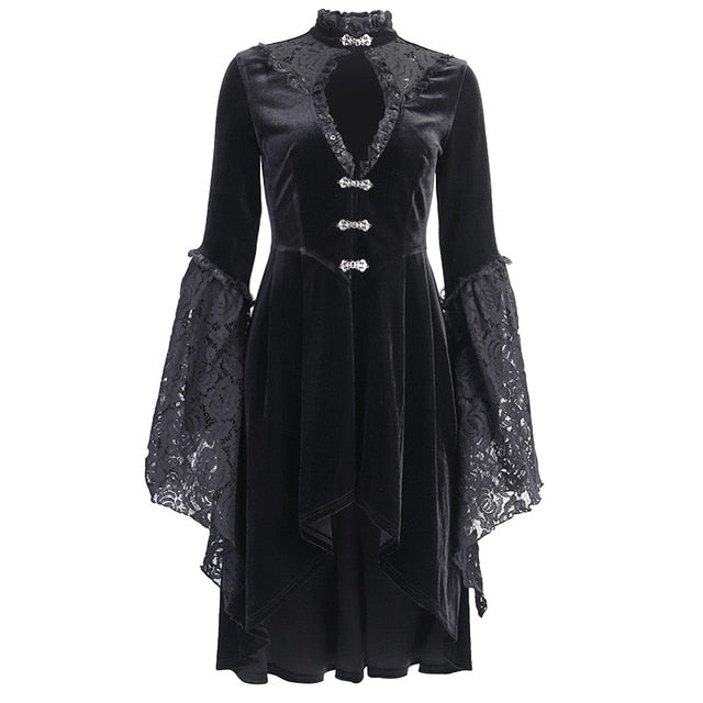 Witch Willow Velvet Mini Dress