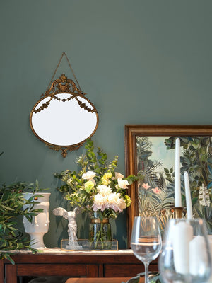 Oval Hanging Mirror