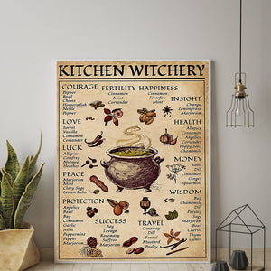 Kitchen Witchery Wall Poster