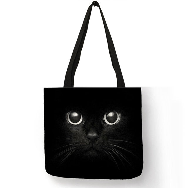 Cat Print Shopper Bag