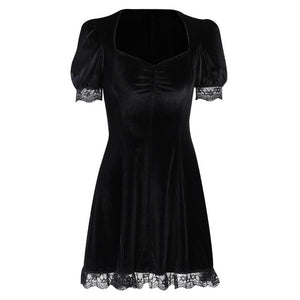 Witch Rhiamon Lace Mini Dress