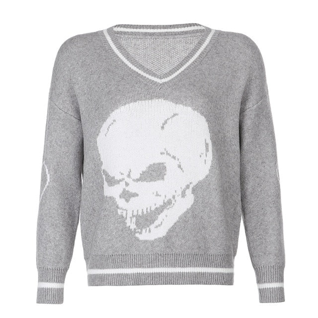 The Skull Loose Sweater