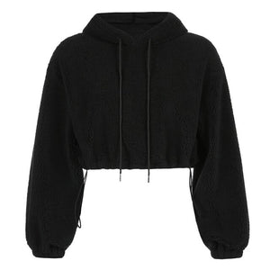 Bomber Cropped Hoodie