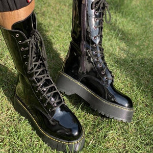 Leather Creeper Boots