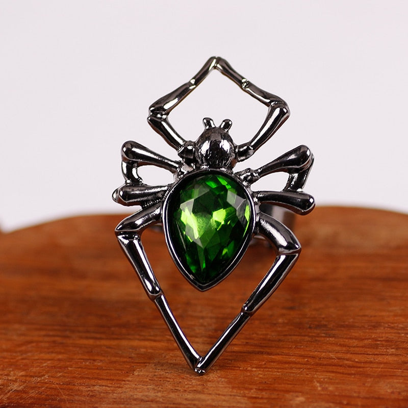 Spider Shaped Stone Ring