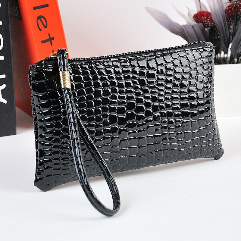 Croc Effect Purse