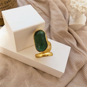 Green Stone Ring