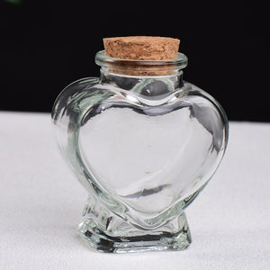 Crystal Gravel In Heart Shaped Bottle