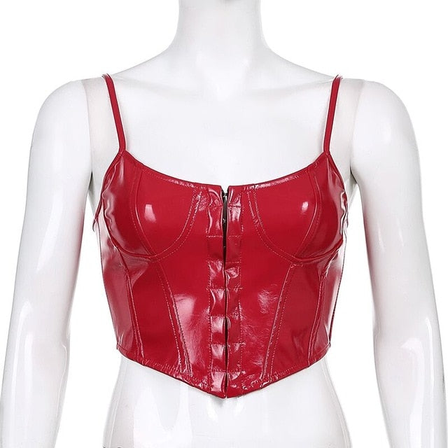 Witch Sabrina Leather Bustier