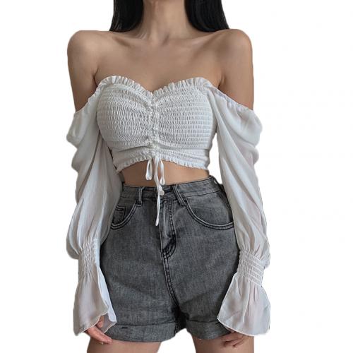 Drawstring Detail Crop Top