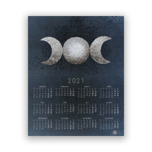 Triple Moon Print Calendar