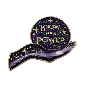 "Know Your Power" Brooch