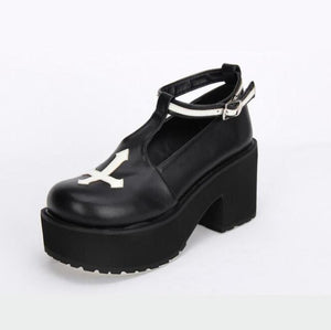 Sord Print Chunky Platform Shoes