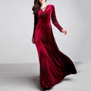 Witch Tamsin Velvet Maxi Dress