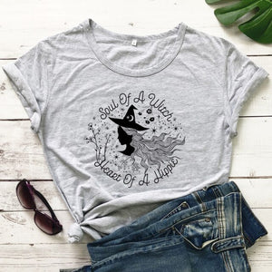 "Soul Of A Witch Heart Of A Hippie" T-shirt