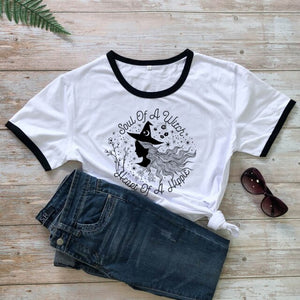 "Soul Of A Witch Heart Of A Hippie" T-shirt