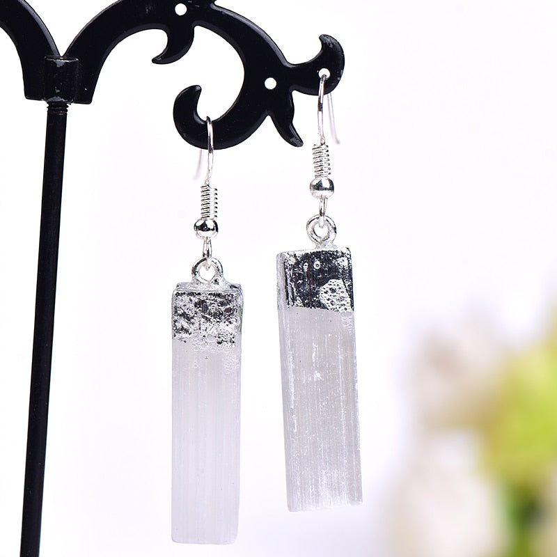 Healing Crystal Dangle Earrings