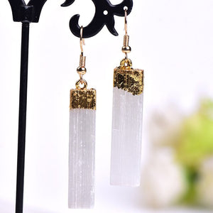 Healing Crystal Dangle Earrings