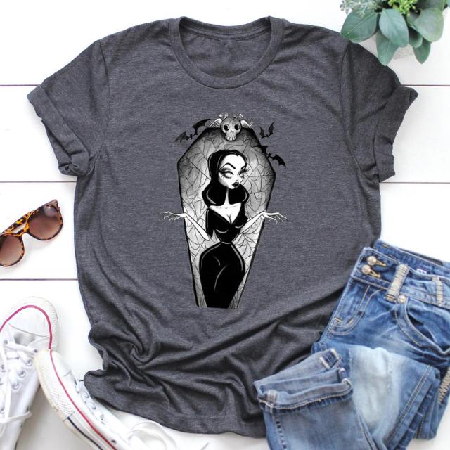 Vampira Print T-Shirt