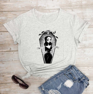 Vampira Print T-Shirt