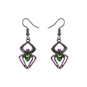 Spider Shaped Stone Earrings