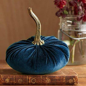 Velvet Soft Pumpkins Decor