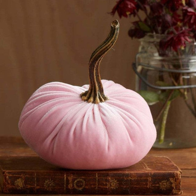 Velvet Soft Pumpkins Decor