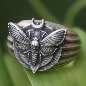 Skull Butterfly Ring