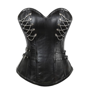 Chain Detail Corset Top