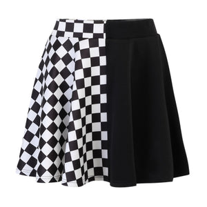 Two Designs Pleated Skirt