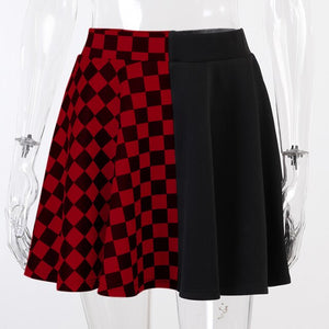 Two Designs Pleated Skirt