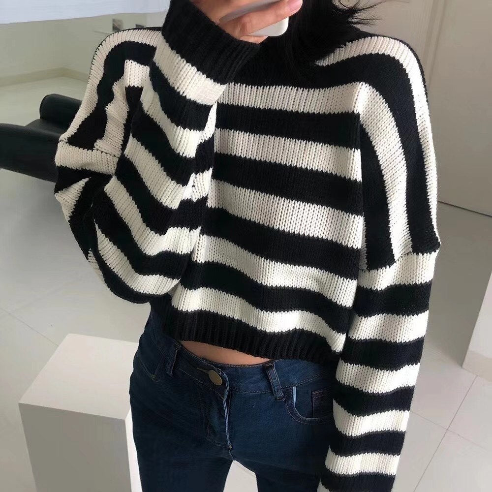 Oversized Stripe Sweater