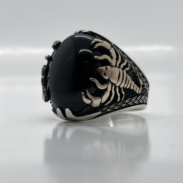 Scorpion Ring in Black