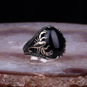 Scorpion Ring in Black