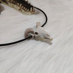 Aries Skull Necklace