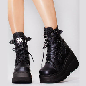 Witch Grimhild Platform Boots