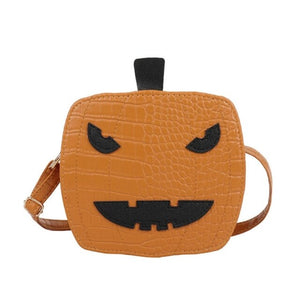 Croc Design Pumpkin Shoulder Bag in Orange