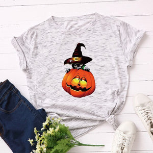 Cute Halloween Cat Top