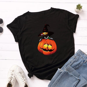 Cute Halloween Cat Top