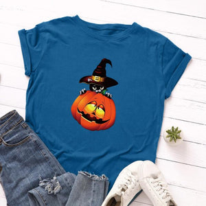 Cute Halloween Cat Top