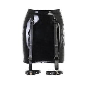 Vinyl Mini Skirt