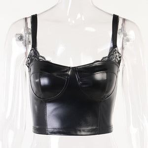 Witch Cerys Leather Top