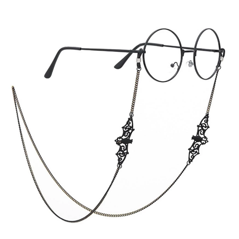 Black Bat Glasses Hanging Straps